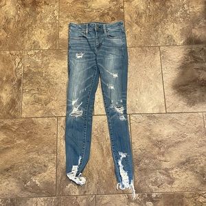 American eagle skinny jeans size 0 regular